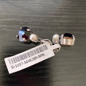 Mariana Lovable Double Stone Leverback Earrings